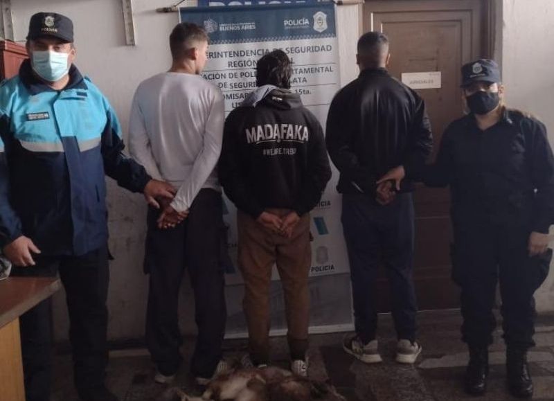 Olmos: detienen a tres hombres por tenencia ilegal de arma