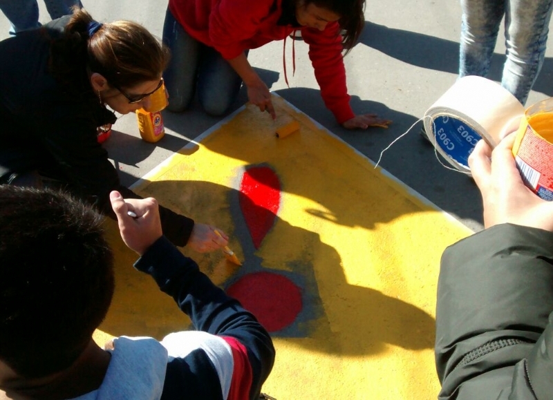 Magdalena: alumnos de escuela primaria presentaron el proyecto "Tu huella en el camino"