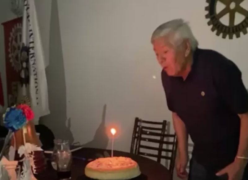 VIDEO | Clodomiro Cruz Valerio, el histórico médico del Club Cambaceres de Ensenada, cumplió 79 años
