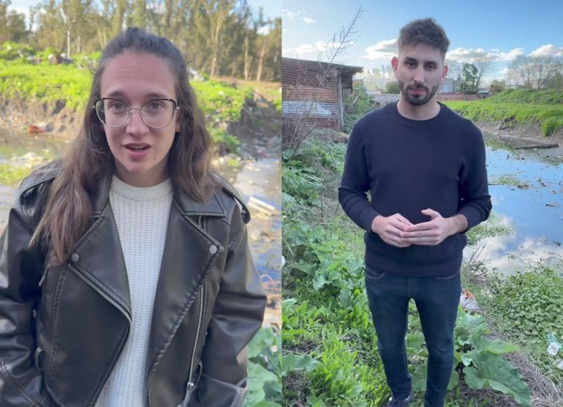 VIDEO | Candidatos de La Libertad Avanza denuncian abandono en el barrio San José de Ensenada