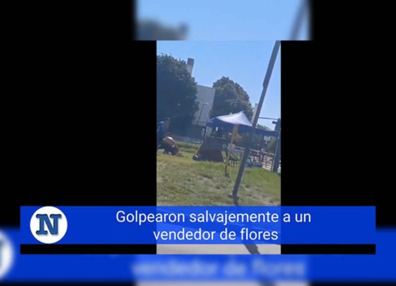 VIDEO | Molieron a golpes a un vendedor de flores que tenía la camiseta de Estudiantes en 1 y 72