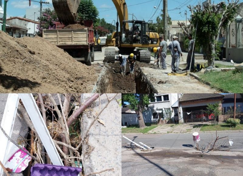 Vecinos de Barrio Jardín denuncian roturas tras la obra hidráulica y exigen reparaciones