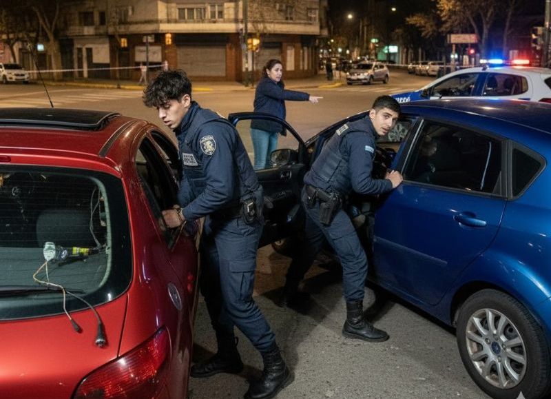 En 7 y 42 detuvieron a dos jóvenes roba techos de autos: uno de Quilmes y otro de Rafael Calzada