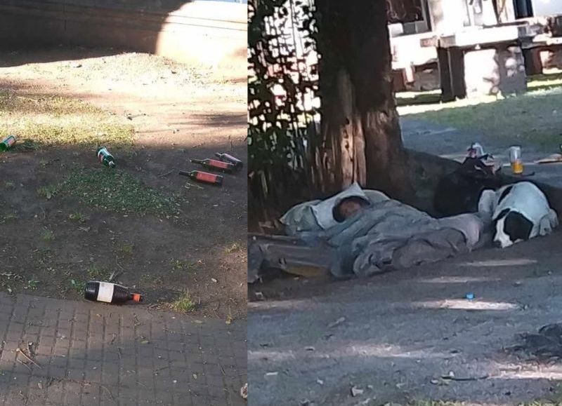 La otra cara del Meridiano V: gente en situación de calle gana el espacio público por las noches