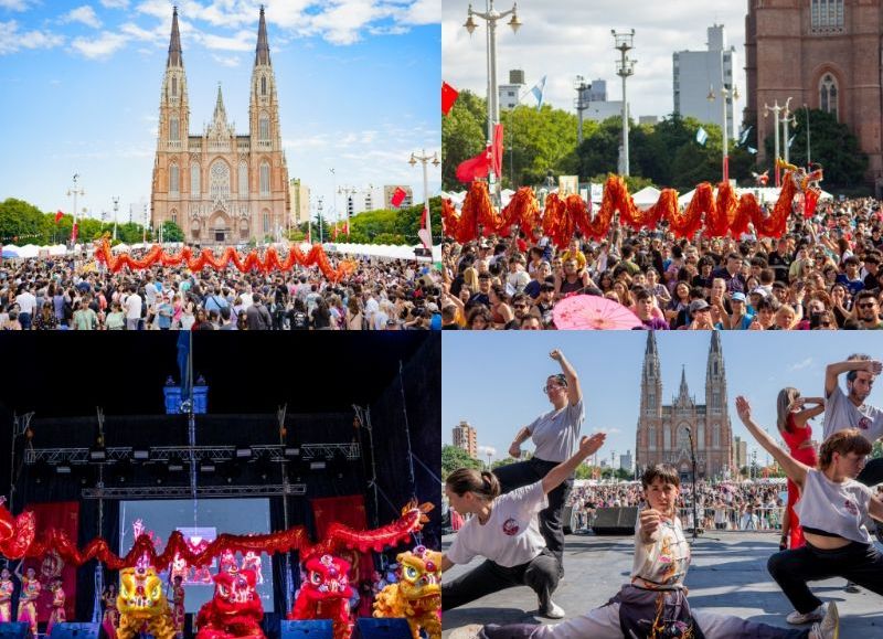 La ciudad celebra el "año nuevo chino" con el evento más grande del continente