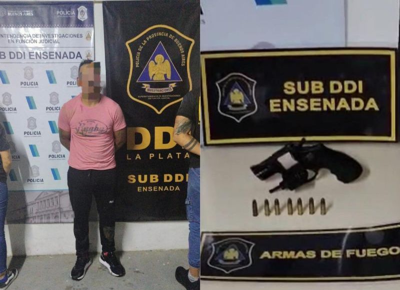 VIDEO | Detienen a “El Tata” en Punta Lara en un tenso allanamiento