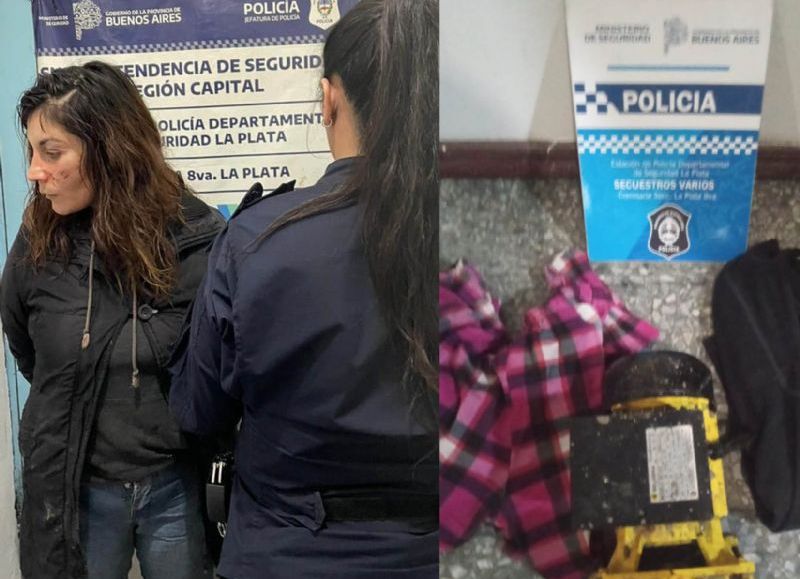 Altos de San Lorenzo: mujer saltó medianera para robarse una bomba de agua