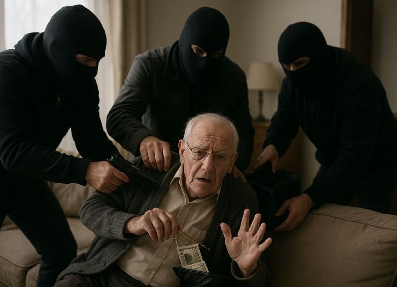 Madrugada de terror para un jubilado de 95 años y la cuidadora en 4 y 69