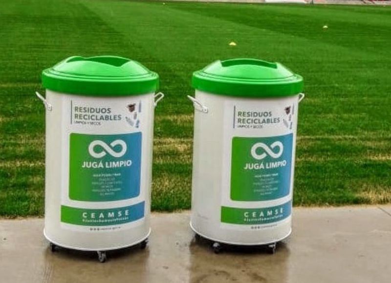 Se instalarán 100 contenedores para residuos reciclables en el estadio de  Estudiantes de La Plata