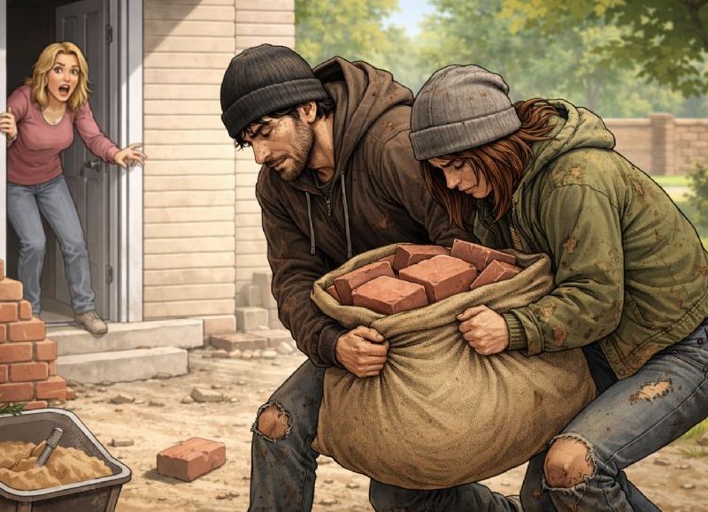 Intentaron robar materiales de una vivienda y fueron detenidos tras un llamado al 911