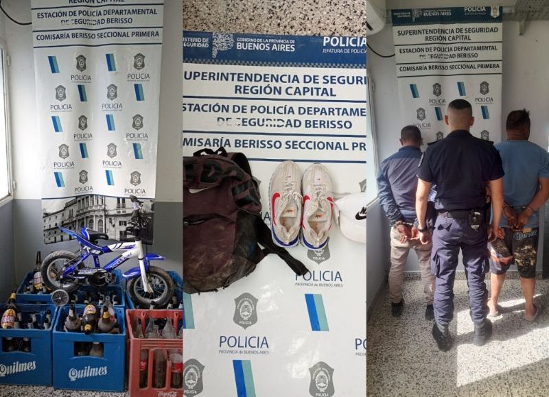 El Abuelo cayó en cana: Lo atraparon junto a su papá con elementos robados