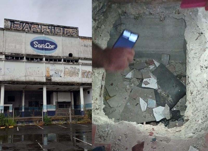 Dos jóvenes exploraban un edificio abandonado, grababan contenido para redes, se cayeron al vacío y quedaron heridos