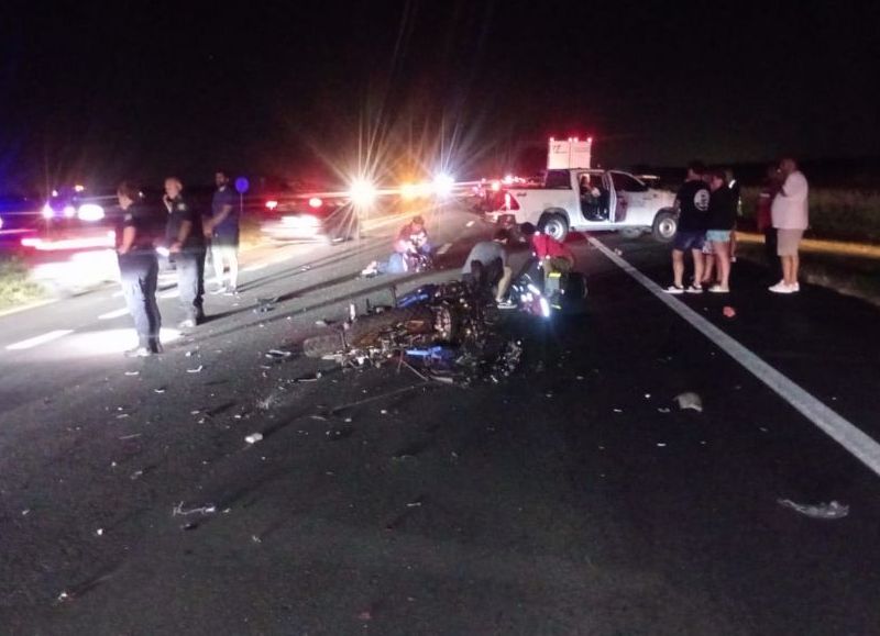 Lisandro Olmos: en un accidente en Ruta 2 una mujer murió y un hombre resultó gravemente herido