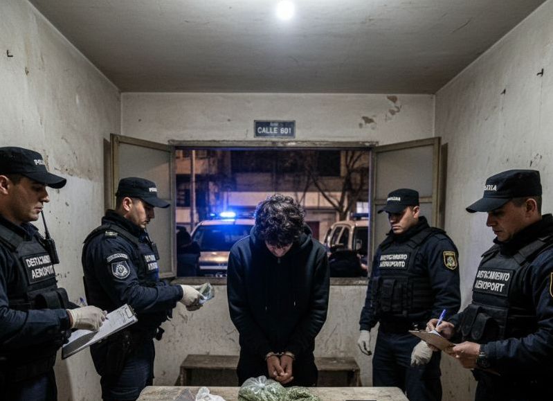 VIDEO | Barrio Aeropuerto: descubren un búnker de drogas luego de que balearan a un hombre