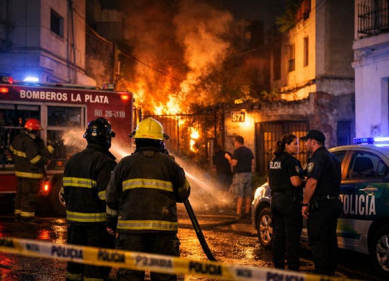 Incendio en la zona de Plaza Italia: los bomberos lograron controlar el fuego y no hubo heridos