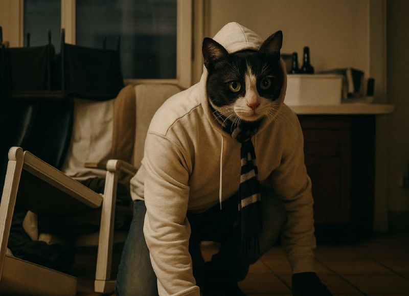 VIDEO | Más sigiloso que un gato: así quedó filmado en un robo en una casa de Villa Elisa y por eso lo detuvieron