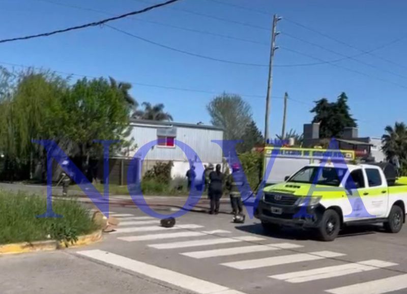 VIDEO | Alarma en Villa Elvira: retroexcavadora provoca fuga de gas en plena tarea de limpieza