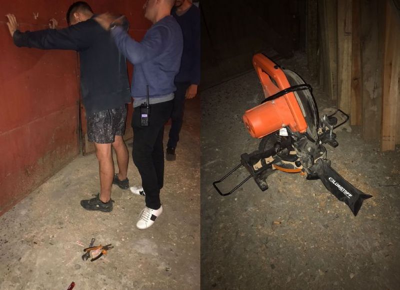 Se movía como gato entre la leña: un ladrón intentó robar en una maderera de Berisso