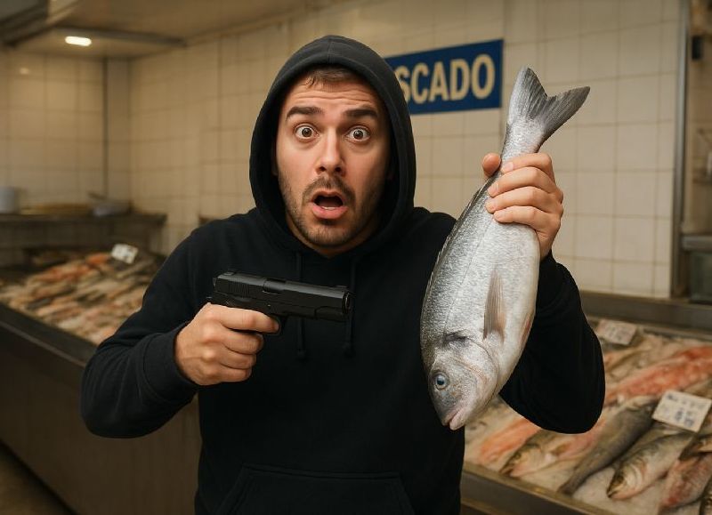 VIDEO | Robó armado en una pescadería y lo "pescaron" tras diez días de búsqueda