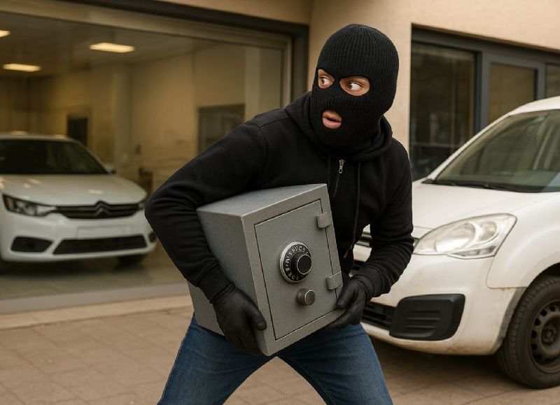 Tolosa: boqueteros protagonizaron un millonario robo en una concesionaria de autos de la avenida 13