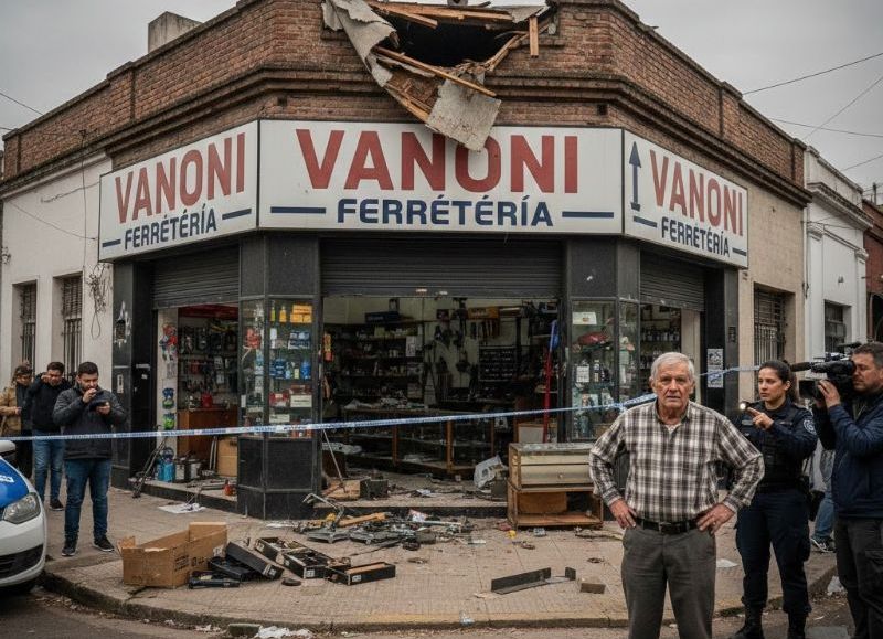 Los Hornos: preocupante robo en una armería cometido por boqueteros