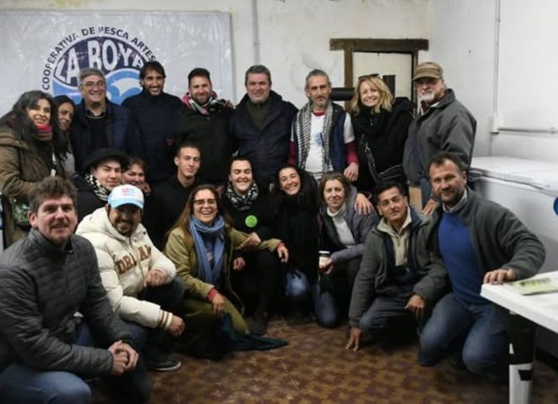 El ministro Rodríguez visitó la cooperativa La Boya y respaldó a la economía popular