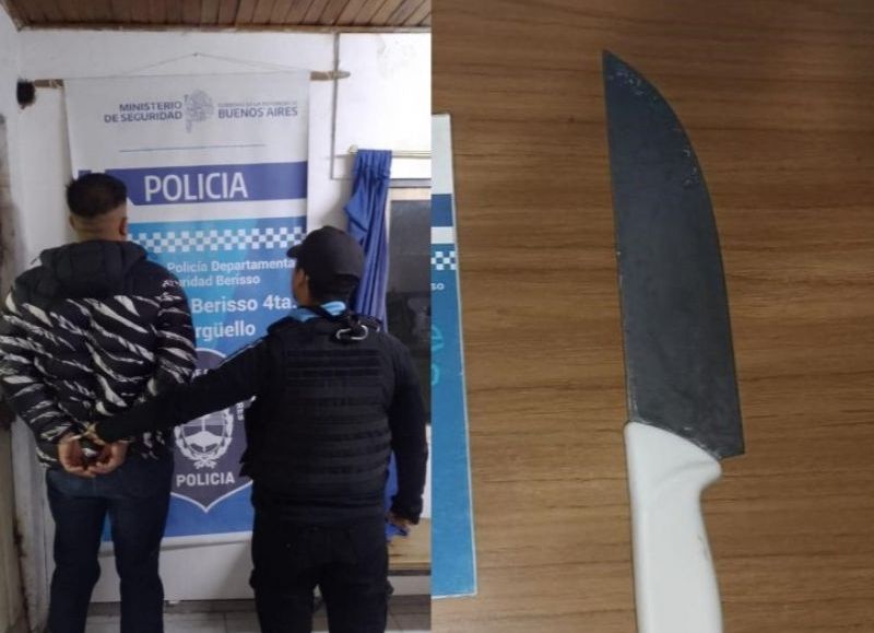 Un detenido y un prófugo por el caso de un hombre apuñalado