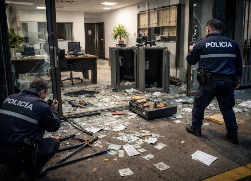 Robo millonario en una inmobiliaria: se llevaron dinero, documentación y cajas fuertes