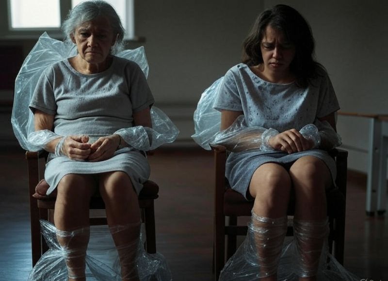 La Loma: ataron con bolsas de nylon de pies y mano a una jubilada y su hija