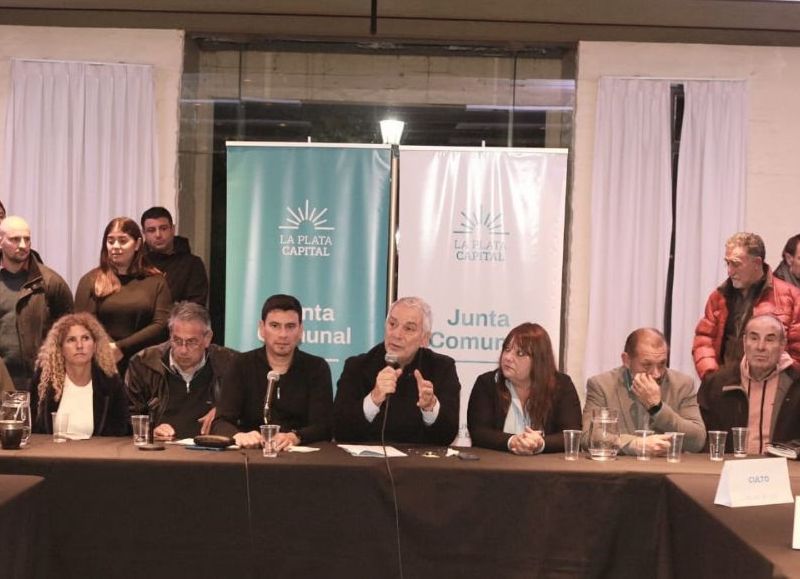 Alak puso en marcha la Junta Comunal de City Bell y presentó obras públicas