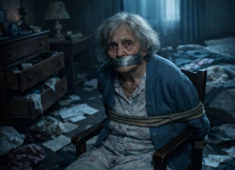 Brutal entradera cerca de la Plaza Yrigoyen: tres delincuentes asaltaron a una jubilada de 94 años mientras dormía