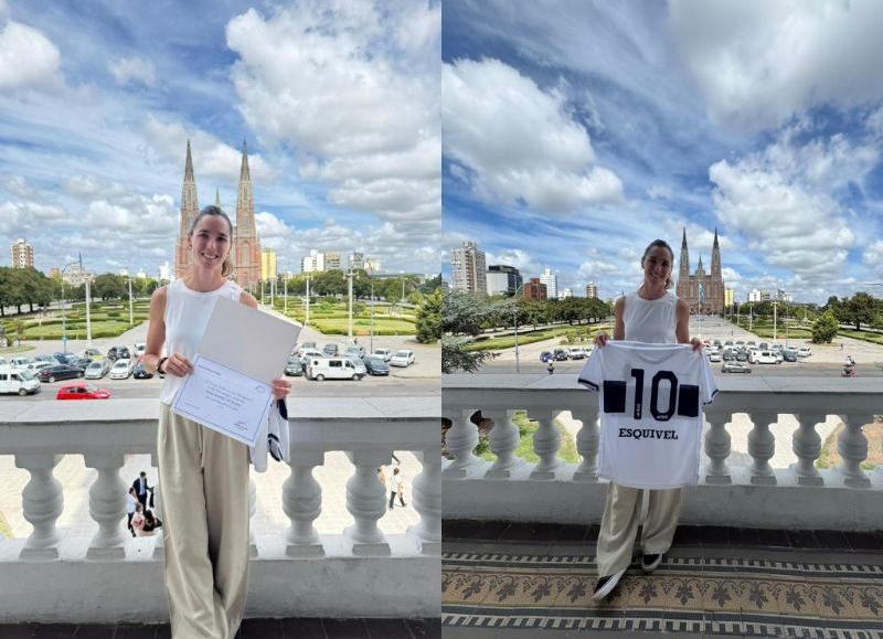 VIDEO | Gimnasia: distinguieron a Lali Esquivel en el Concejo Deliberante por su aporte al fútbol femenino