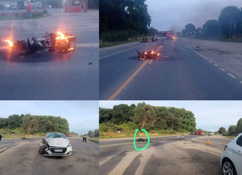 Barrio El Peligro: dos jóvenes murieron tras chocar en moto contra un auto en la Ruta 36