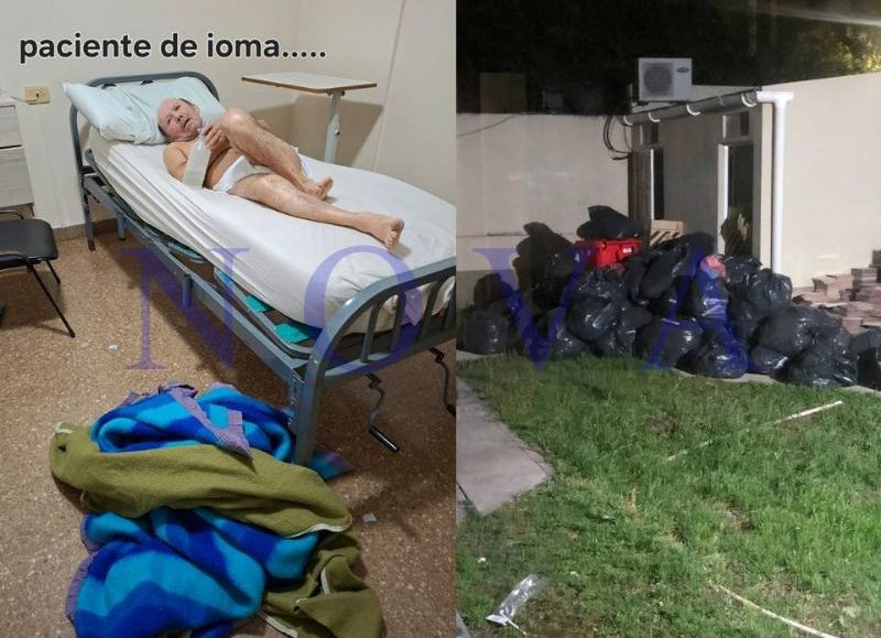 VIDEO | Desidia e impunidad en clínica local: falta de pago, maltrato a abuelos y residuos patogénicos en bolsas negras