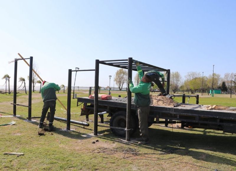 Ensenada: realizan nuevos circuitos para actividades deportivas en Punta Lara