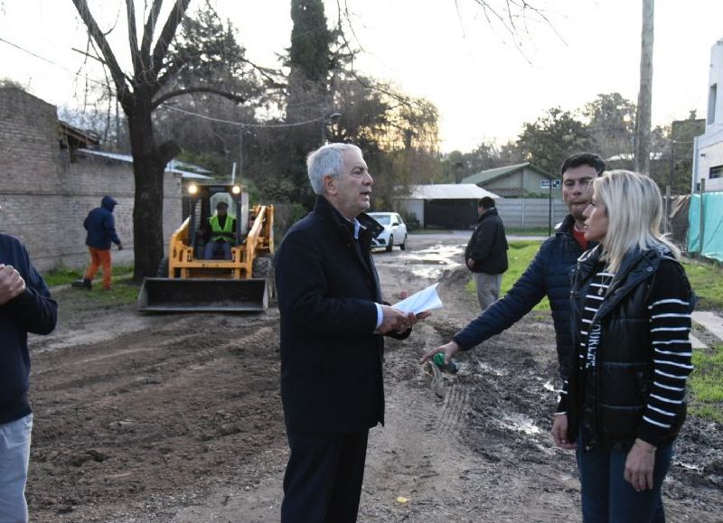 Alak puso en marcha un plan de obras para mejorar la infraestructura urbana en El Rincón