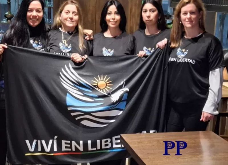 El frente libertario que lidera Viviana Aguirre se muestra en apoyo a los jubilados y salud