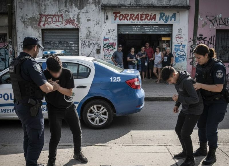 Detienen nuevamente a uno de los “hermanos Macana” tras un robo en un comercio de El Mondongo