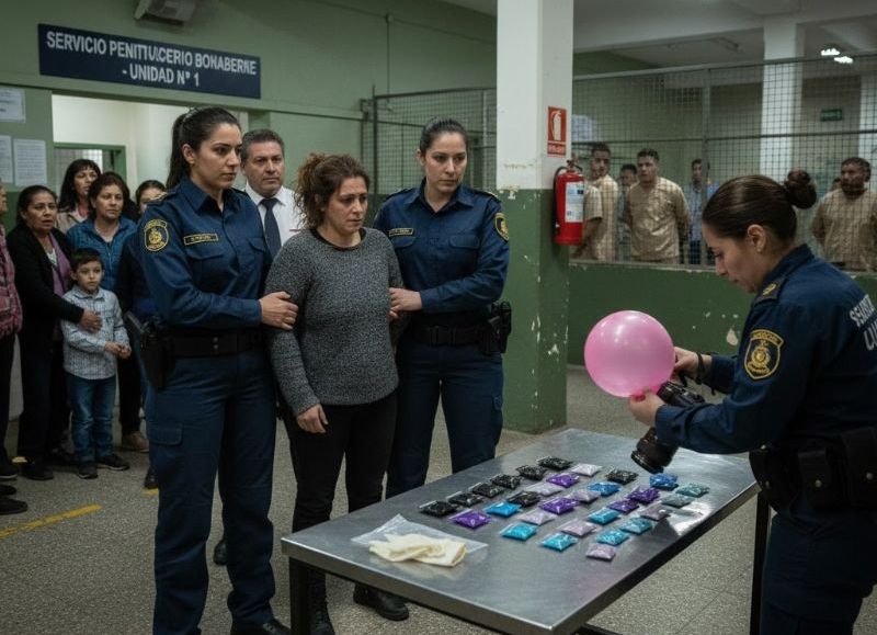 Intentó ingresar cocaína a la cárcel de Olmos durante una visita y fue detenida