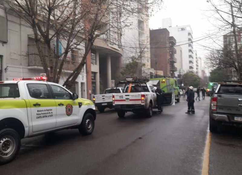 Incendio y evacuados en un edificio en pleno centro de la ciudad