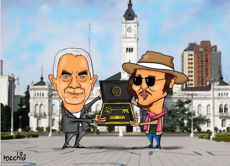 La foto de la polémica, avances en el Concejo y Johnny Depp visitante "ilustre"