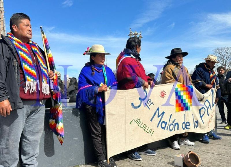 VIDEO | El Malón de la Paz llegó desde Jujuy a La Plata: piden la nulidad de la reforma constitucional