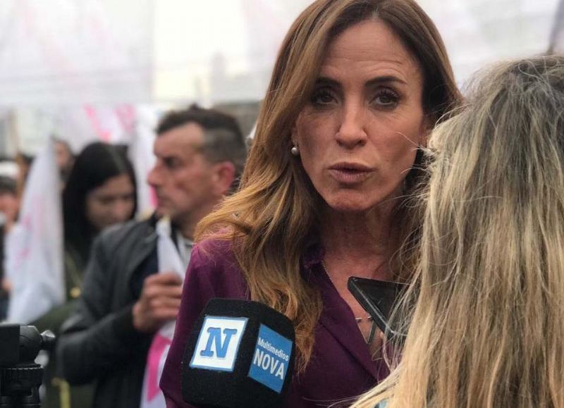 VIDEO | Victoria Tolosa Paz vio el micrófono de NOVA y se le terminó la Paz