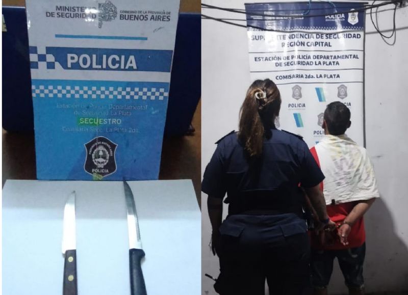 Sospechoso es detenido: le faltó el tenedor para explicar que iba a un asado