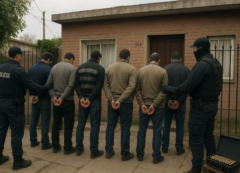 VIDEO | En Gonnet: robó, lo detuvieron por otro atraco y al allanarle la casa cayeron ocho encubridores
