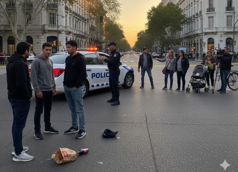 VIDEO | Gresca en 7 y 50: siete aprehendidos tras una violenta riña en pleno centro