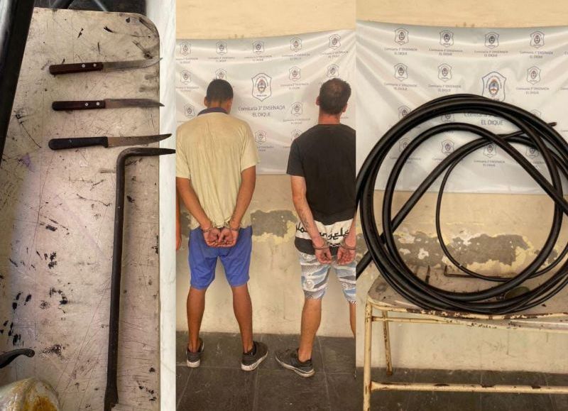 Detuvieron a dos delincuentes provenientes de Quilmes por robo de cables